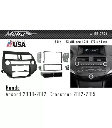 Перехідна рамка Metra Honda Accord, Crosstour (99-7874)