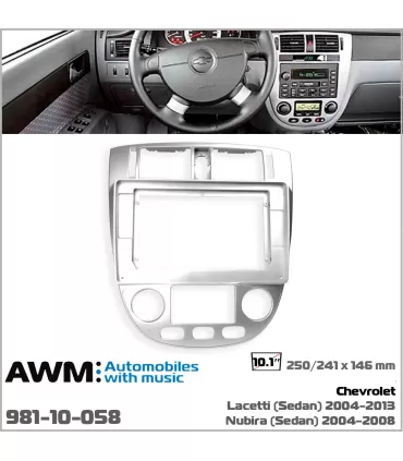 Перехідна рамка AWM Chevrolet Lacetti, Nubira (981-10-058)