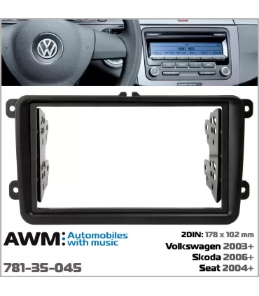 Перехідна рамка AWM Volkswagen, Skoda, Seat (781-35-045)