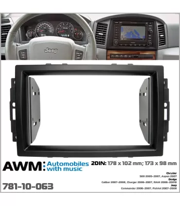Переходная рамка AWM Chrysler, Dodge, Jeep (781-10-063)