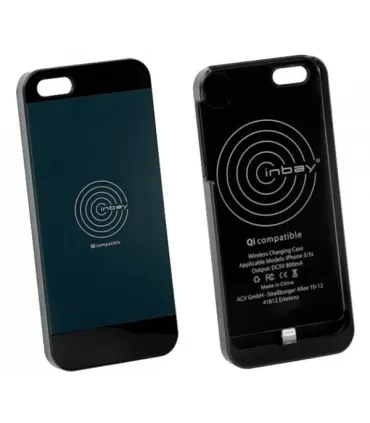 Чехол для беспроводной зарядки ACV 240000-20-02 Inbay для iPhone 5/5S black