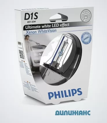Ксеноновая лампа D1S Philips 85415WHVS1 WhiteVision